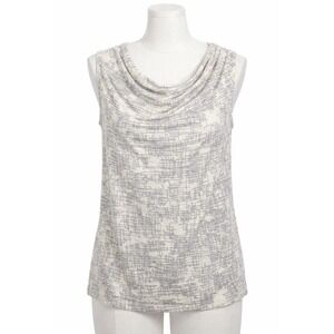 Banana Republic XL Quiet Luxury Abstract Cowl Neck Minimalist Career Top